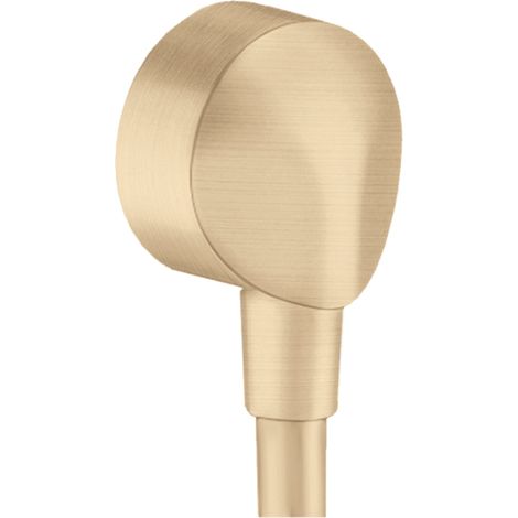 Hansgrohe Fixfit - Attacco per flessibile E senza valvola di non ritorno, bronzo spazzolato 27454140 (1/4)