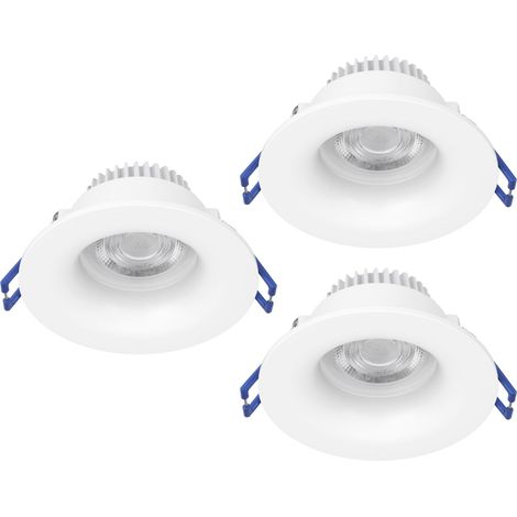 Faretto Incasso Moderno Salabate Alluminio Bianco 3 Luci Led 5W 3X540Lm Ip65 (1/3)