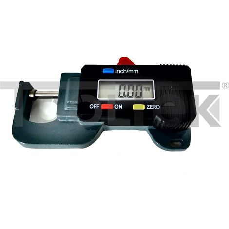 CALIBRO SPESSIMETRO MISURATORE SPESSORE RAPIDO DIGITALE 0-12,7mm (1/5)