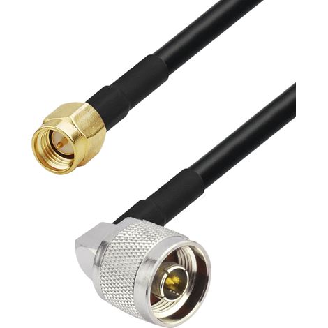 Antennenkabel N-Winkelstecker/SMA-Stecker H155 1 m
