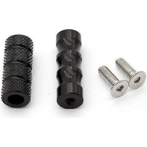 Für Yamaha FZ1 FZ8 R15 R25 R3 R125 R6 R1 MT07 FZ07 FZ09 MT09 CNC Motorrad Kleine Fußrasten Fußrasten Pedale Set --schwarz (1/5)