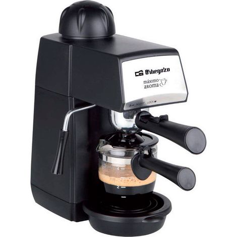 [GEBRAUCHT] Orbegozo exp 4600 elektrische Kaffeemaschine Druck 870w 5 bar mit Glaskaraffe inklusive