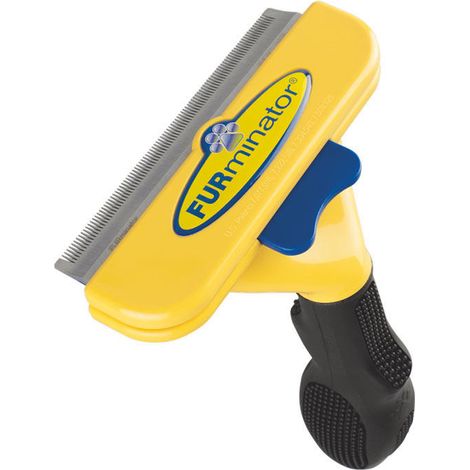 Furminator Étrille Grande pour Chien Poil Court – Brosse Élimination Poils Morts et Sous-Poil (1/5)
