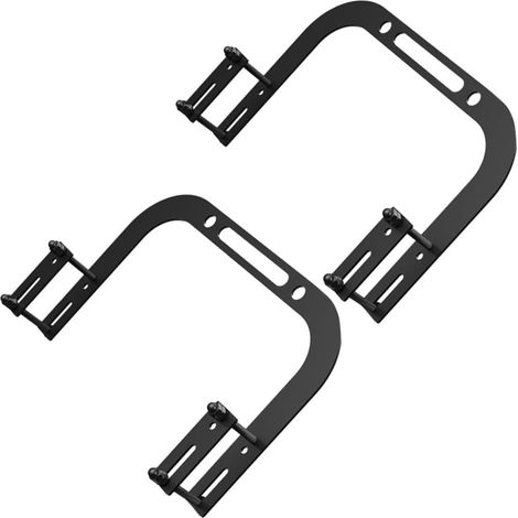 Barres de Retenue de Matelas Réglables Antidérapantes en Métal, Maintien pour Sommier Métallique, Lot de 2 Pièces, Accessoires pour Empêcher Glissement du Surmatelas, Usage Maison (1/5)