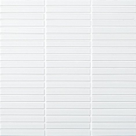 Mosaïque de grès cérame Zen INAX YOHEN BORDER - White boîte de 1.91 m2 - Blanc - boîte de 1.91 m2