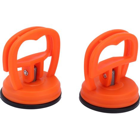 Lot de 2 ventouses de levage pour verre, porte-ventouses, extracteur de verre portatif, pinces de levage à vide pour carrelage et miroir (1/5)
