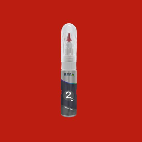 Stylo retouche peinture Rouge Signalisation RAL 3020  Brillant