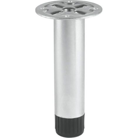 Jeu de 4 pieds acier platine soudée - CAMAR