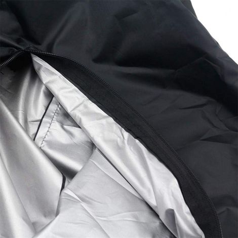 1 Housse De Protection, Polyester Imperméable, Sac De Rangement Avec Poignée, Pour Coussins De Jardin (1/5)