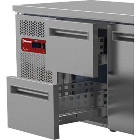Kit bloc tiroirs 1/2 + 1/2 -tables bmiv... - Diamond