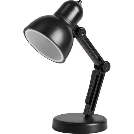 Lampe de Table LED Pliable avec Base Magnétique Détachable, Lumière d'Appoint Réglable pour Bureau et Lecture - Noir (1/5)