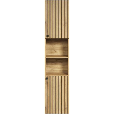 PureBliss armoire haute pour salle de bain chene décor. (1/5)