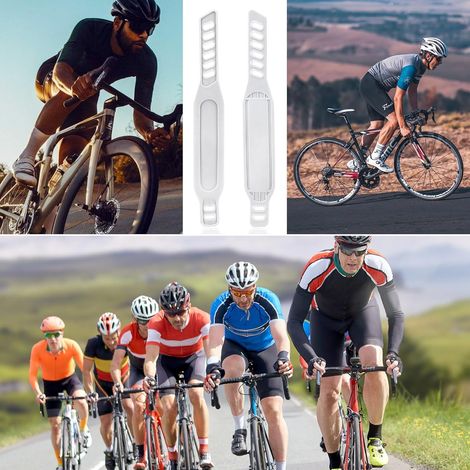 Lot de 6 sangles de pédales de vélo d'appartement, robustes, réglables en longueur, universelles, compatibles avec la plupart des pédales de vélo, pour la maison ou la salle de sport (1/3)