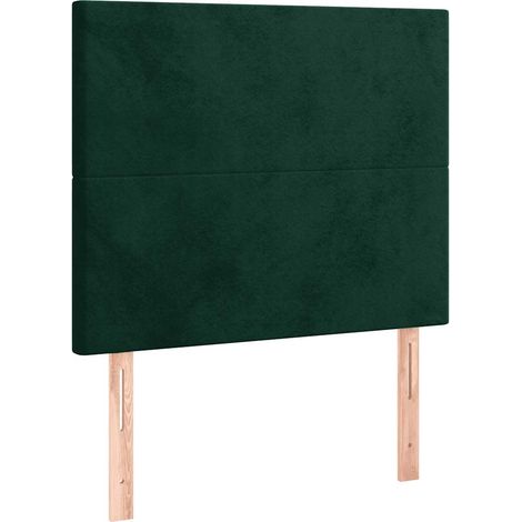 Maison Exclusive - Testiera Verde Scuro 80x5x118/128 cm Velluto