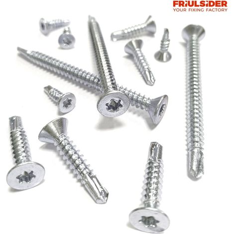VITE AUTOFORANTE TESTA SVASATA PIANA TORX ZINCATA  DIAMETRO 4.8 mm - LUNGHEZZA 32 mm