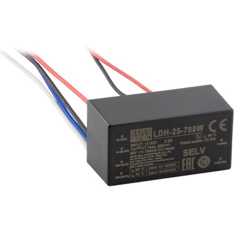Mean Well LDH-25-350W LED-Treiber 25.2 W 0.35 A 12.5 - 72 V 1 St.