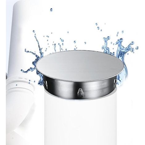 Couvercle de trou de cheminée Ø 150 mm – Acier inoxydable 201 – Anti-désodorisation – Installation facile sans outils