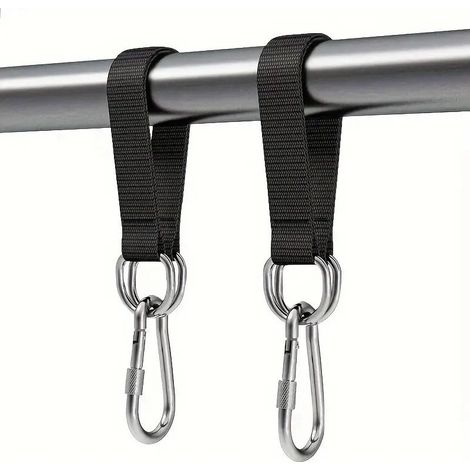 2 Pcs Sangle Hamac Balancoire Arbre Fixation Hamac Sangles de Suspension Max 400kg Sangle Hamac en Nylon (1/5)