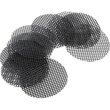 Lot de 10 sous-tapis ronds pour pots de fleurs, 8 cm de diamètre, en maille respirante, pour plantes et bonsaïs. (1/5)