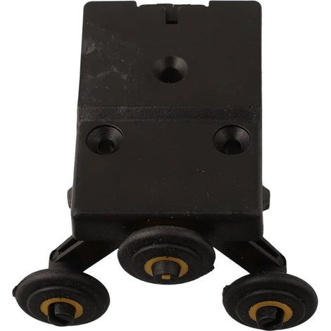 Puleggia per porta scorrevole con ruota in nylon per un movimento laterale efficiente e kit di guida a rulli stabile (nucleo della ruota superiore) (1/4)