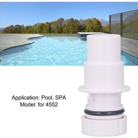 Adaptateur de Filtre de Pompe pour Piscine Intex 4552 - 1.25in 1.5in - Plastique Résistant (1/5)