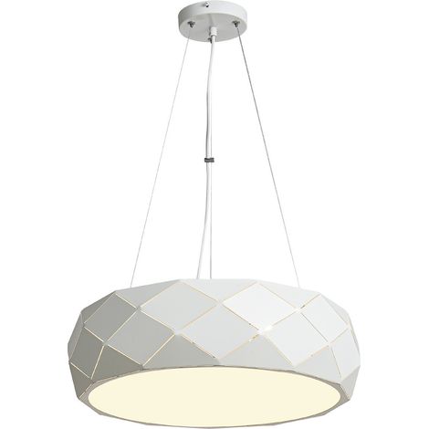 Lámpara colgante Reus 3 E27 luz blanca Prestige LP-8069/1P WH (1/5)