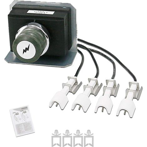 7629 Grillzündset für Weber Genesis 330 Gasgrills mit Frontbedienfeld (ab 2011) Elektronisches Zündset, Elektroden für Weber Genesis 300 Serie, 65946 (1/5)