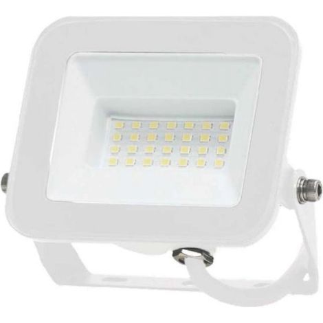 Silamp – Projecteur LED extérieur 20W blanc chaud 2300K – IP65 étanche – 1620 lumens pour espaces extérieurs jusqu'à 20 m² – Garantie 5 ans