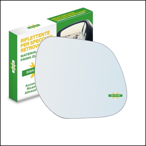 Vetro specchio retrovisore lato dx-passeggero per citroen c-crosser (vu,vv) dal (1/2)