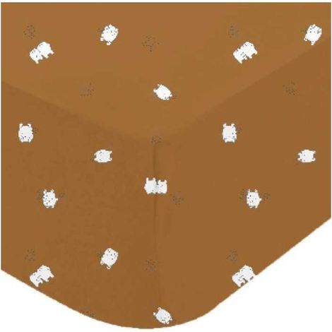 Fitted sheet - DOMIVA - BOUBOU - Jersey - Printed - 60 x 120 cm