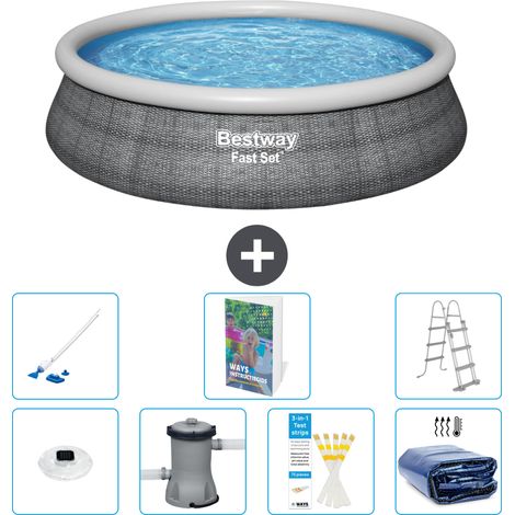 Bestway Piscina Bestway Fast Set Redonda - 457x107 cm - 8-piezas S378 (1/5)