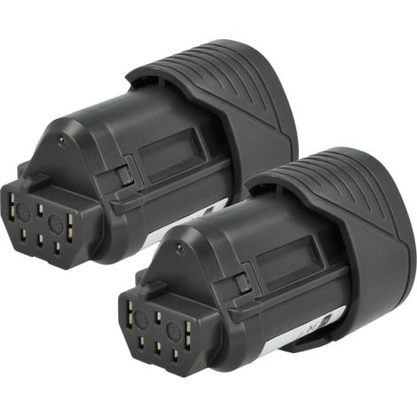 2x batterie de remplacement pour outils AEG L1220, L1240, L1215R, L1230R, L1230 (1500 mAh, Li-Ion, 12 V) sans couleur/interne ohne Farbe/Interner[NX] (1/4)