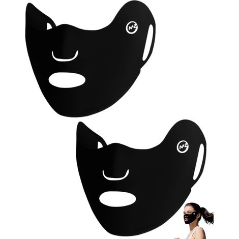 Sun Protection Mask Pack of 2, UPF50+ UV Breathable Fabric, Ideal for Outdoor Sports, Cycling, Hiking, Dustproof, Washable and Reusable. (1/5)