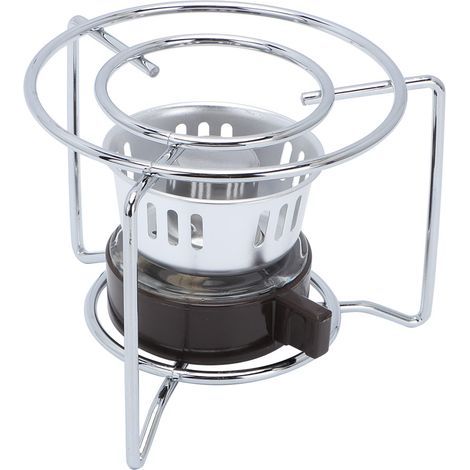 Mxtech Réchaud à Alcool Portable, réchaud de Camping, extérieur en Acier Inoxydable pour la pêche à Pied