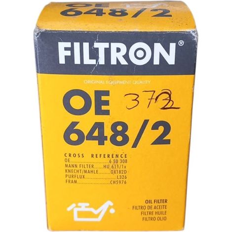 Filtro olio motore marca filtron codice filtro op 648/2