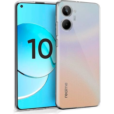 Funda COOL Silicona para Realme 10 (Transparente)