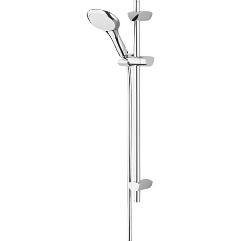 Bristan Evo Adjustable Shower Rail Kit Single Function Handset with 2000mm Hose - Chrome (1/2)