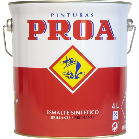 ESMALTE SINTÉTICO BRILLANTE PROA, Crema Ral 1014 4lts