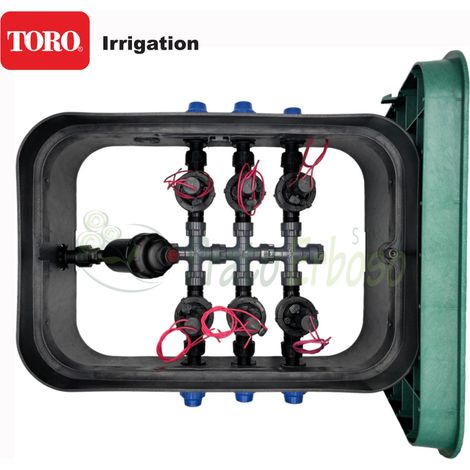 Toro PA-EZP-F5 - Válvula de riego ensamblada de 1" y 6 zonas