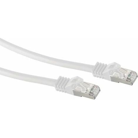 Câble Patch Cat 7 - S/FTP - 0,5 M - RJ45 Plaqué Or 3 µm - AWG 26/7 - 600 MHz