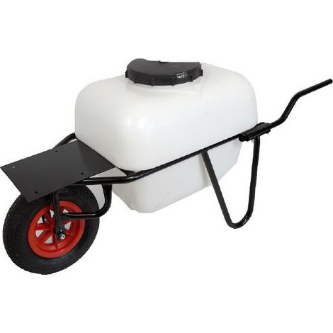 CHASIS y DEPOSITO CARRETILLA PULVERIZAR 100 LITROS - 1 RUEDA