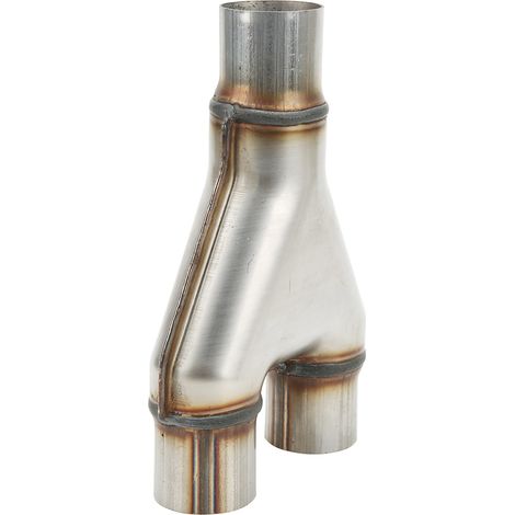 Sortie d'échappement double en acier inoxydable 1 à 2 pouces, étanche et ajustée, diamètre intérieur 51 mm (1/5)