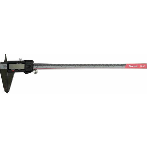 Starrett EC799BF-12/300 Fractional Display Caliper, 300mm (12-inch), with 0.01mm (0.0005 inch) or 1/64 inch resolution