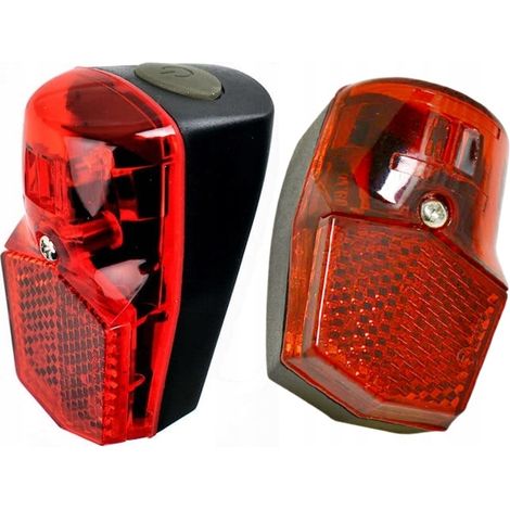 Faro a LED XC114 per bicicletta con catarifrangente per parafango (1/3)
