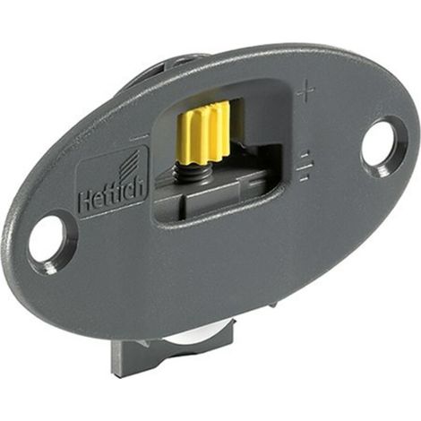 Hettich Laufteil werkzeuglos +/-1,5mm,15kg SlideLine 55 Plus,9115219 gra, unbeh.