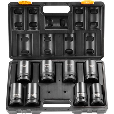 Coffret Douilles à Chocs 2,54 cm 8PCs à 6 Pans Kit pour Clé à Cliquet (1/5)