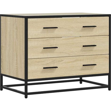 Maison Exclusive - Cassettiera Rovere Sonoma 70x41x56 cm in Legno Multistrato