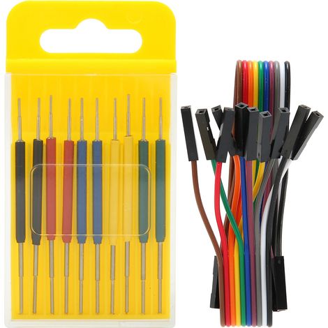 Lot de 10 pinces de test micro IC, adaptateur pour multimètre, clips à crochet mini SOP SOIC, câbles de test pour composants électroniques. (1/5)