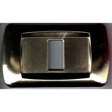 Trade Shop - PLATTEN ABS PLATTEN MAGIC SERIE BTICINO KOMPATIBEL STECKDOSENABDECKPLATTE LÖCHER - Gold
