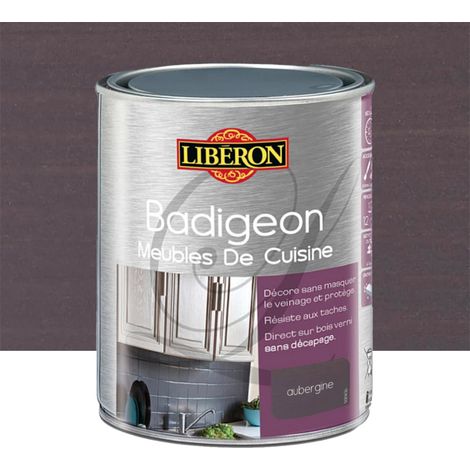 Badigeon (Boisine) Meubles de cuisine LIBERON Aubergine 1 L (1/2)